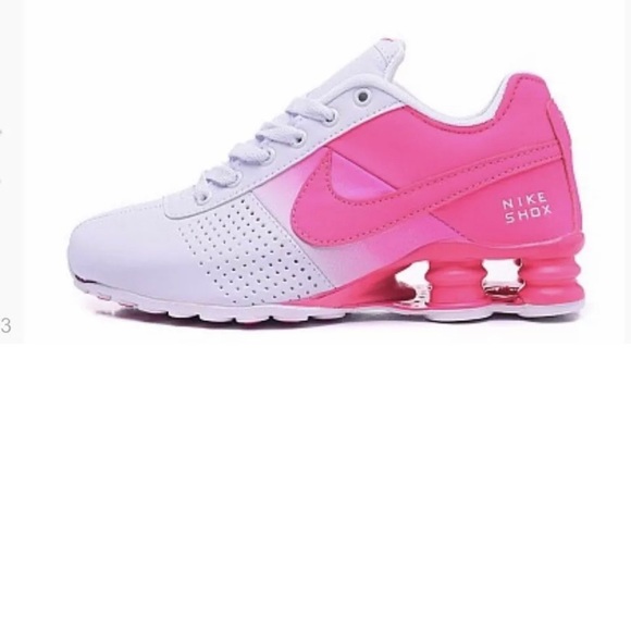 Women’s Nike Shox Deliver Running Shoes Black/Pink - Picture 2 of 3